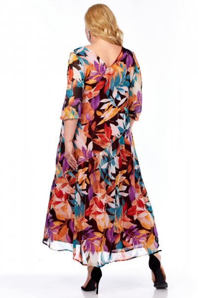 Платье Celentano lite 5049 абстрактный_цветочный_принт - фото 5