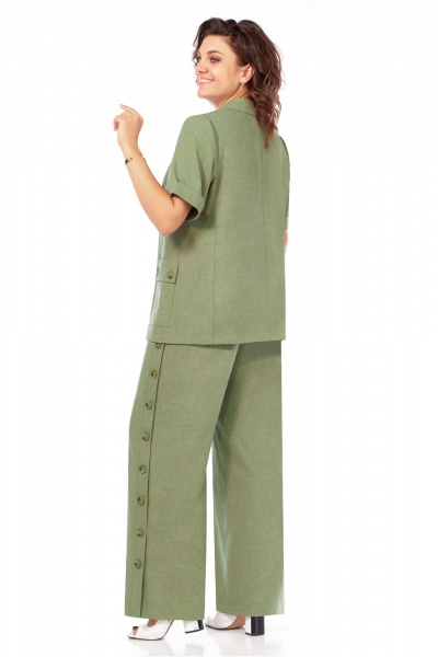 Брюки, жакет LaKona 11519 хаки - фото 4