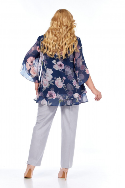 Блуза Элль-стиль 2213.6а джинс - фото 10