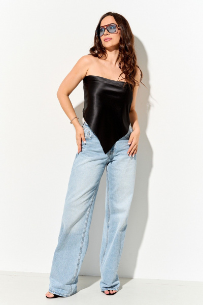 Топ FOXY FOX 1814 черный - фото 4