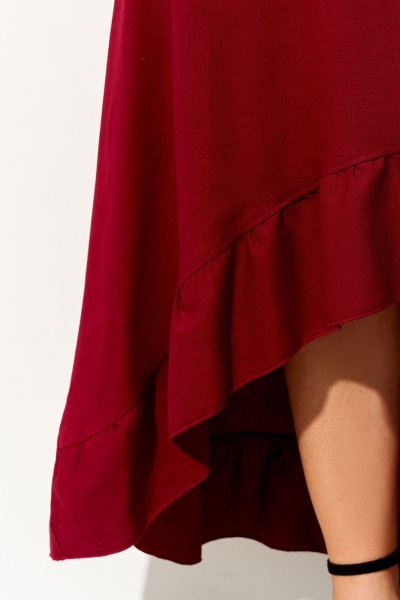 Платье IVA 1813 винный - фото 6