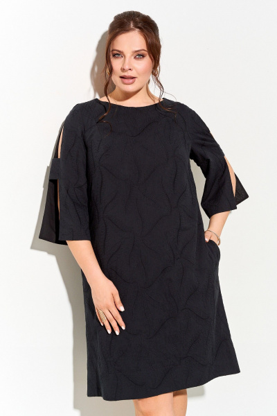 Платье IVA 1810 черный - фото 3