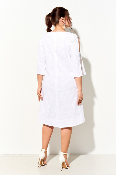 Платье IVA 1810 белый - фото 9
