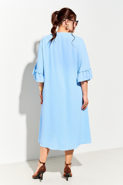 Платье IVA 1746 голубой - фото 7