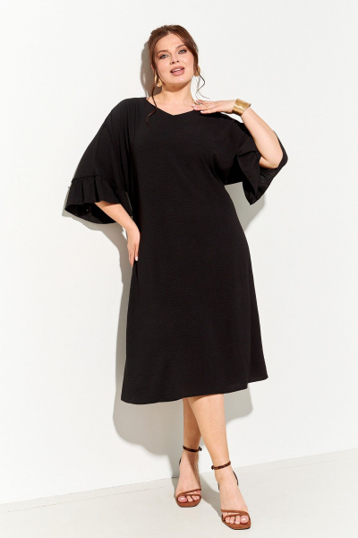 Платье IVA 1746 черный - фото 5