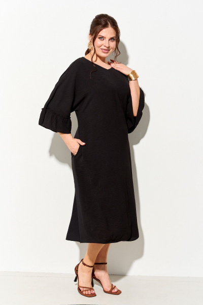 Платье IVA 1746 черный - фото 2