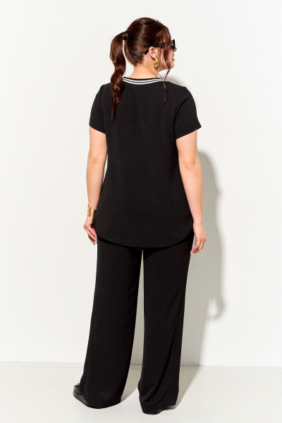 Брюки, туника IVA 1705 черно-белый - фото 10