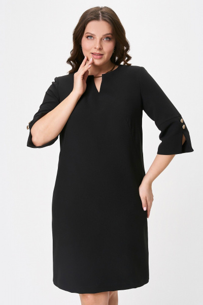 Платье IVA 1630 черный - фото 8