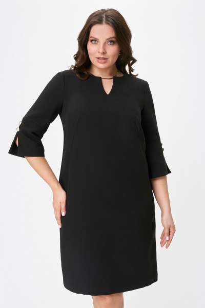 Платье IVA 1630 черный - фото 2