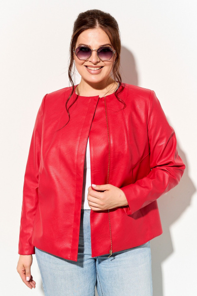 Куртка IVA 1366 красный - фото 7