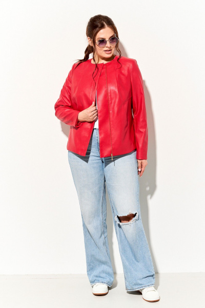 Куртка IVA 1366 красный - фото 4