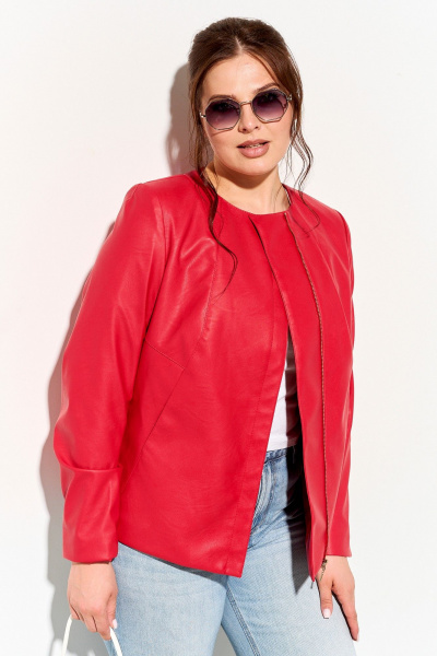 Куртка IVA 1366 красный - фото 3