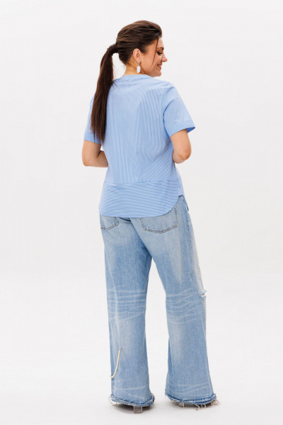 Блуза Anelli 1563 чайка - фото 4