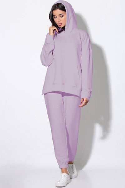 Брюки, джемпер LeNata 21146 лиловый - фото 2