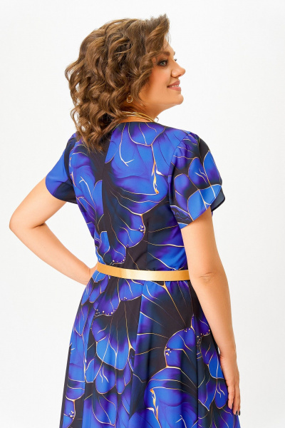 Платье Swallow 834 ультрамарин - фото 8