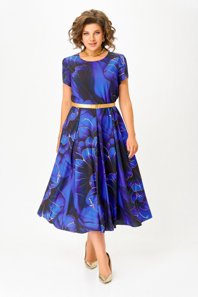 Платье Swallow 834 ультрамарин - фото 5