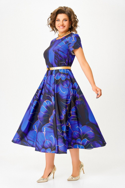 Платье Swallow 834 ультрамарин - фото 2