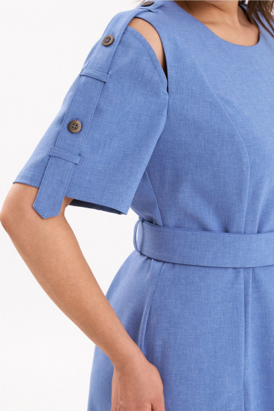 Платье KaVaRi 1086.3 голубой - фото 8