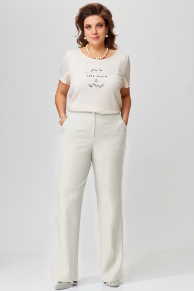 Брюки Fita 20268 молочно-бежевый - фото 1