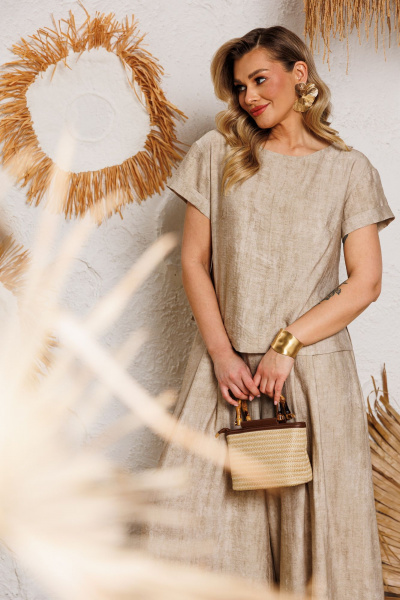 Блуза, брюки AGATTI 5755-1 шампань - фото 6