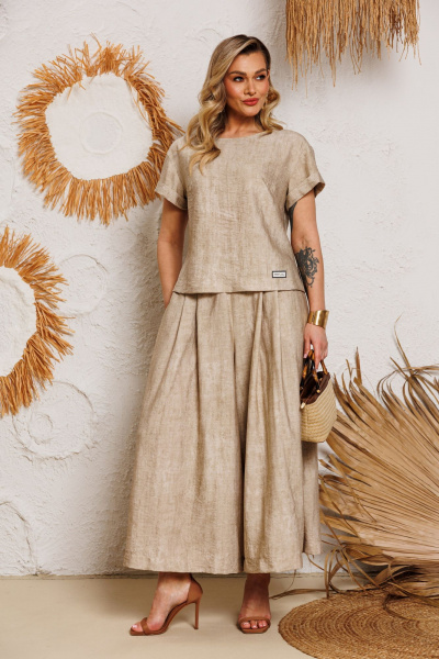 Блуза, брюки AGATTI 5755-1 шампань - фото 3