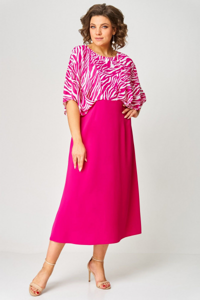Платье Мишель стиль 1267 фуксия - фото 5