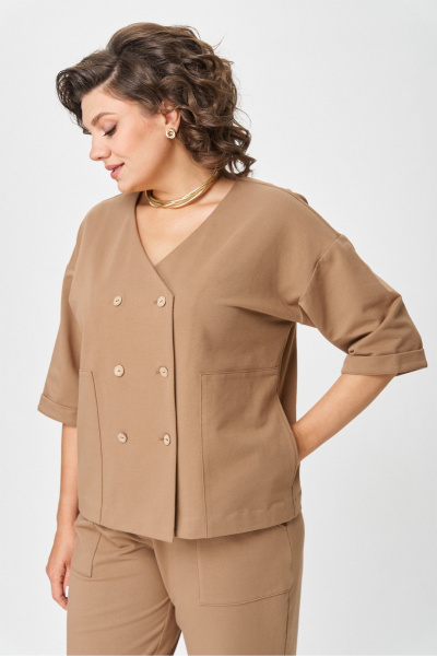 Брюки, джемпер Rumoda 2136 капучино - фото 7