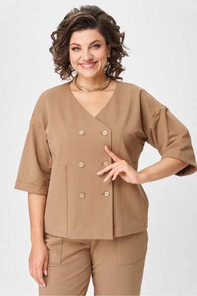 Брюки, джемпер Rumoda 2136 капучино - фото 6