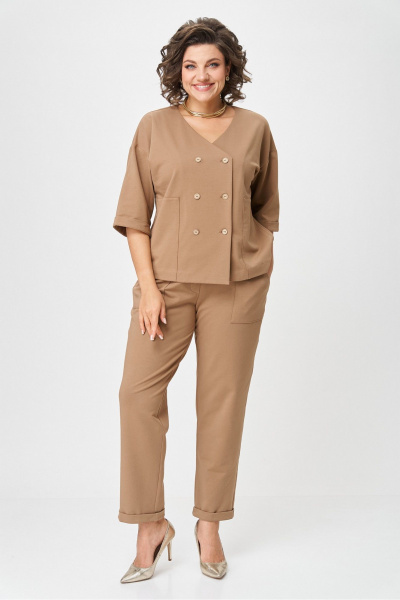 Брюки, джемпер Rumoda 2136 капучино - фото 3