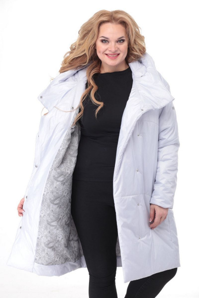 Пальто LadyThreeStars 2032 звездно-белый - фото 2