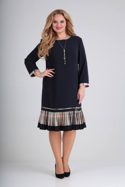 Платье Moda Versal П2233 т.синий - фото 2