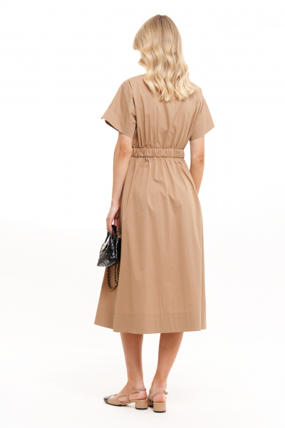 Платье Панда 19580 бежевый - фото 4