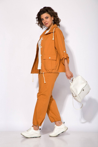 Блуза, брюки Liliana 1445 карамель - фото 2