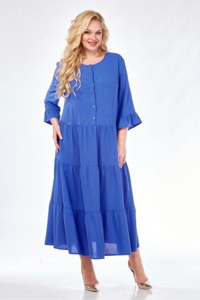 Платье СиБон 0328 василек - фото 2