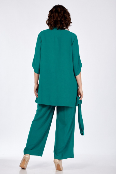 Блуза, брюки СиБон 0311 морская_волна - фото 3