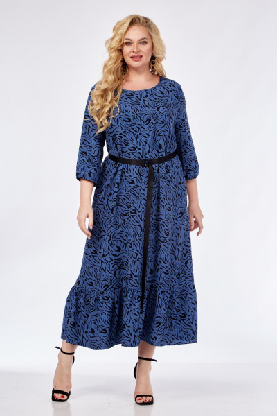 Платье СиБон 0299 синий - фото 1