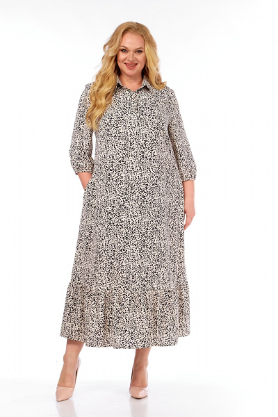 Платье СиБон 0350 песок - фото 2