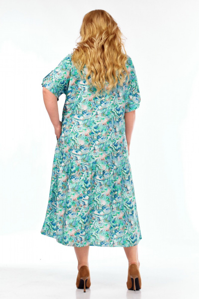 Платье СиБон 0361 бирюза - фото 3