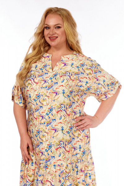 Платье СиБон 0361 персик - фото 2