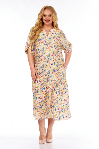 Платье СиБон 0361 персик - фото 1