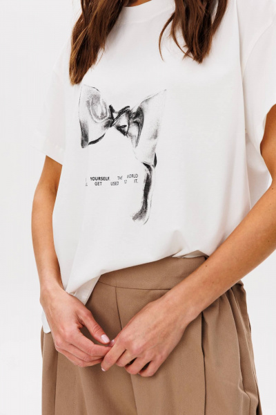 Майка Fantazia Mod 5146 молочный - фото 4