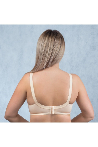 Бюстгальтер базовый из комфортного трикотажа Verally 213-5 бежевый - фото 2