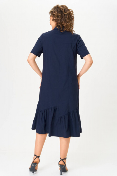 Платье Slaviaelit 537 синий - фото 4