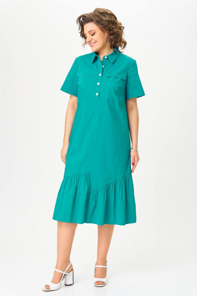 Платье Slaviaelit 537 бирюза - фото 1