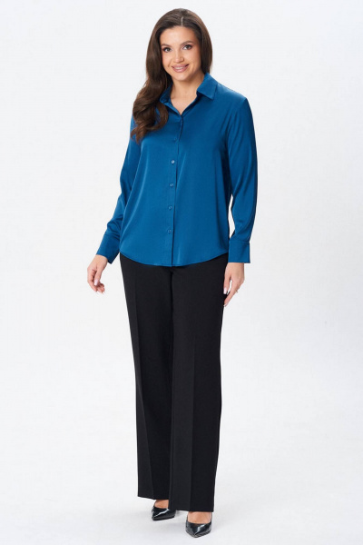 Блуза IVARI 416 синий - фото 3