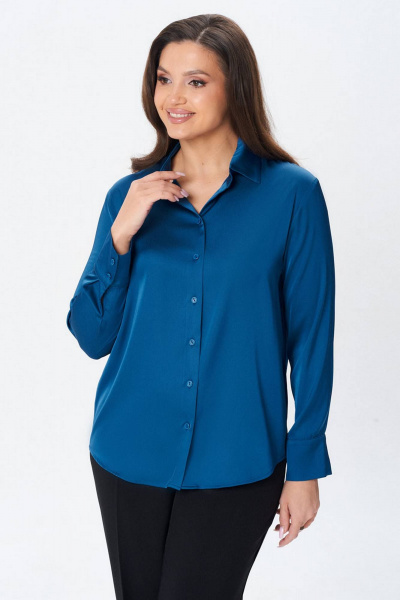 Блуза IVARI 416 синий - фото 2