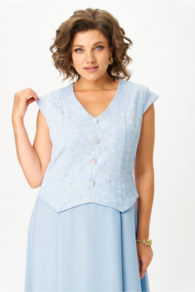 Жакет, платье Bonna Image 970/4 голубой - фото 8