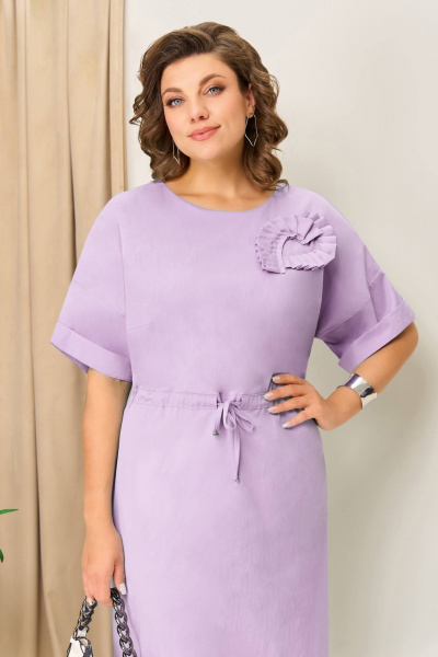 Платье VOLNA 1418 лаванда - фото 4