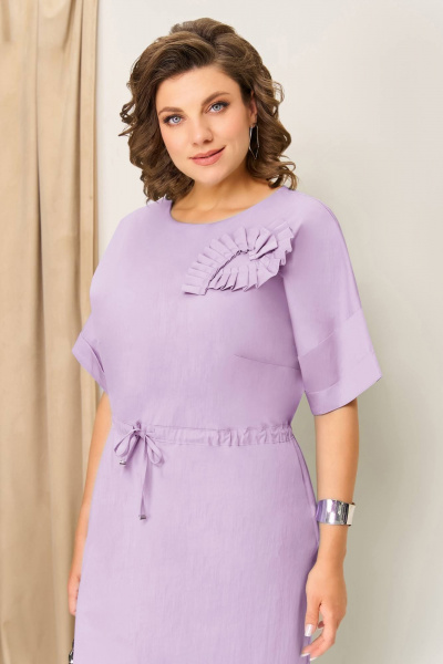 Платье VOLNA 1418 лаванда - фото 3