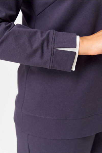 Брюки, бомбер Bonna Image 889-1/4 серо-фиолетовый - фото 8